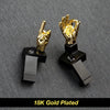 Golden Color Novelty Finger Iron Sight Set - Offset 45 Degree (Middle Finger & OK Hand)