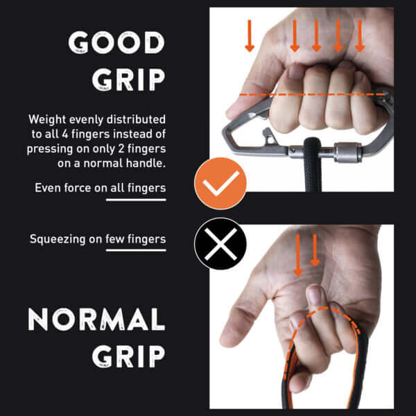 Stinger Whip to Fist Mini (Monkey Fist) + GPCA X Grip Carabiner