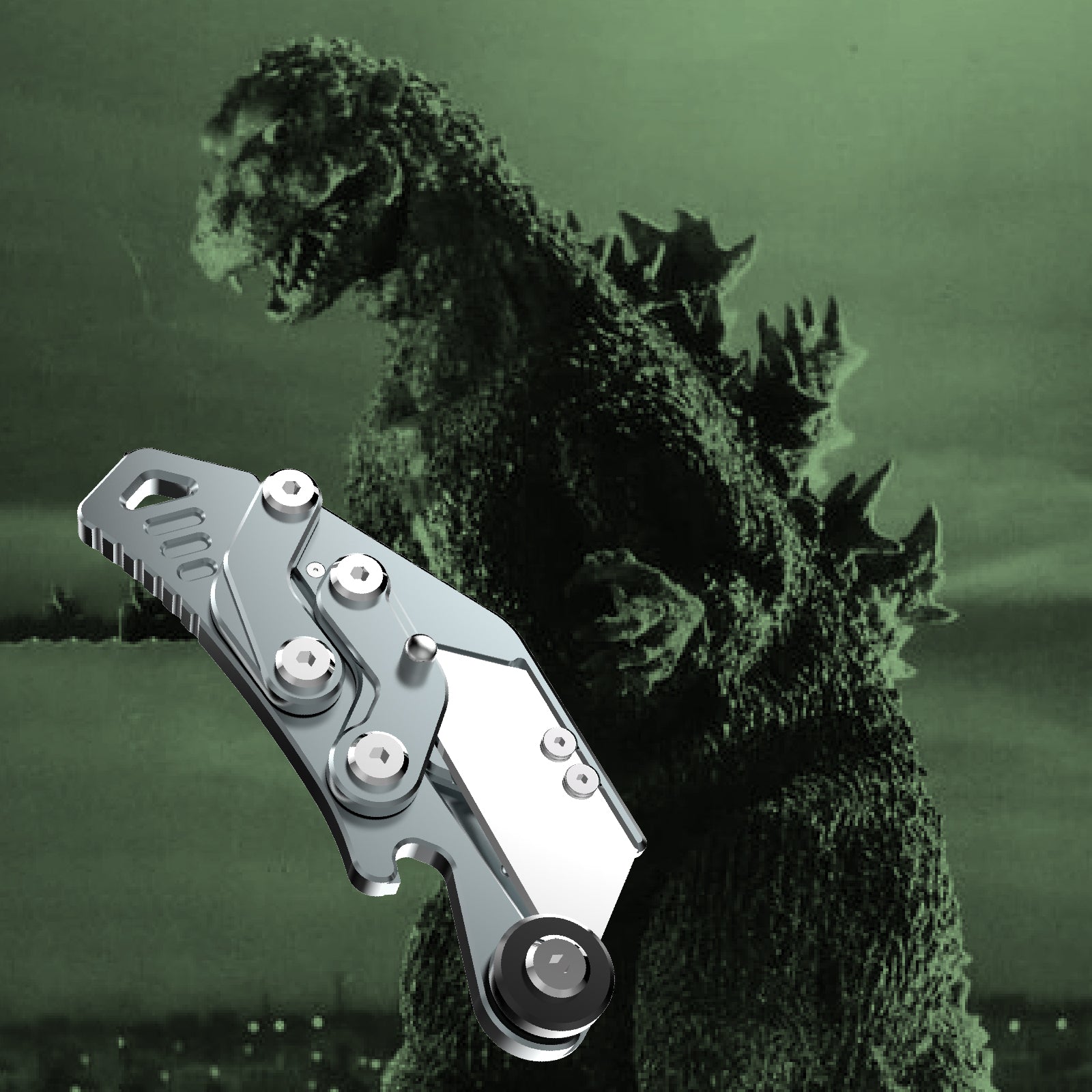 Godzilla Blade, Folding Pocket Knife, Utility Knife, Car Window Braker