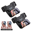 Magnetic Gun Mount with Safety Trigger Guard Protection (2pcs bundle with USA Flag Sticker pack)