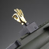 Golden Color Novelty Finger Iron Sight Set - Straight (Middle Finger & OK Hand)