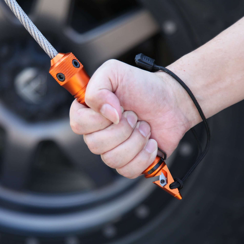 QYC Stinger Whip, Self-Defence Car Emergency Rescue Tool, Window