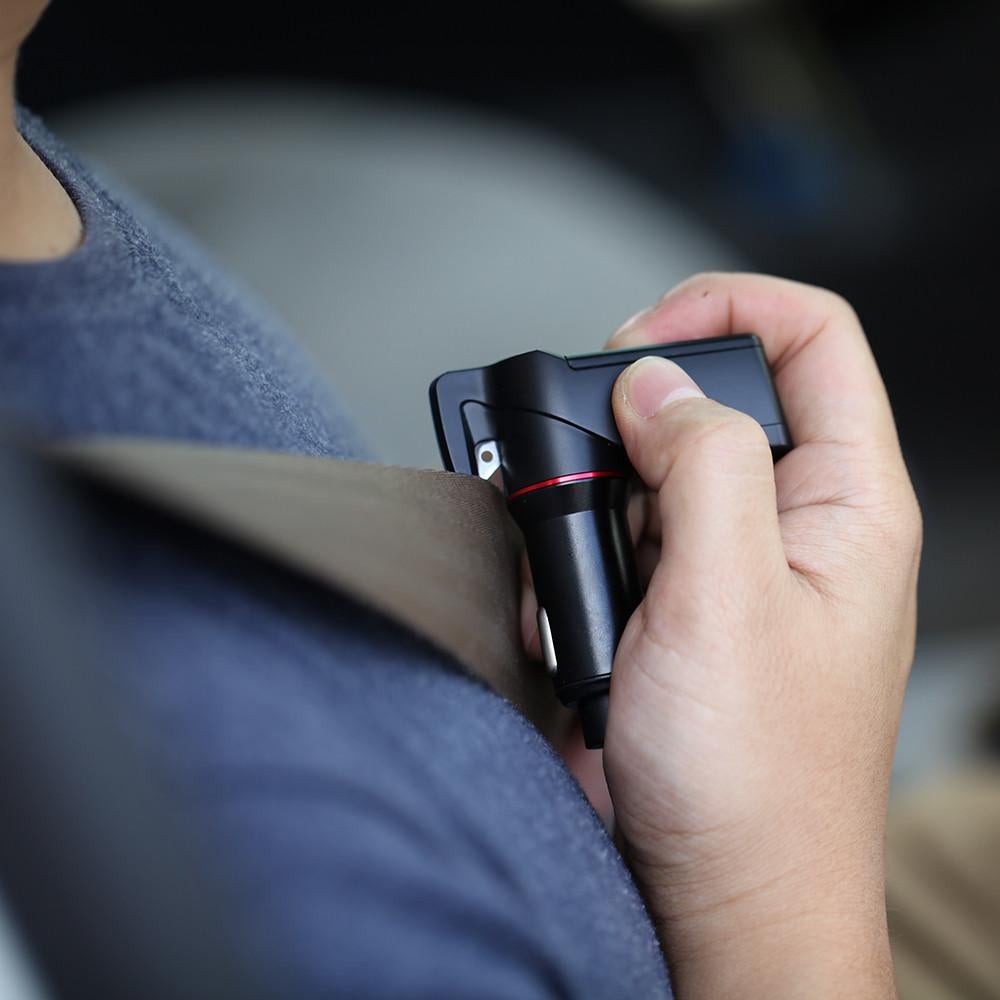 Rescue Gadget - Emergency Car Window Breaker & Seat Belt Cutter