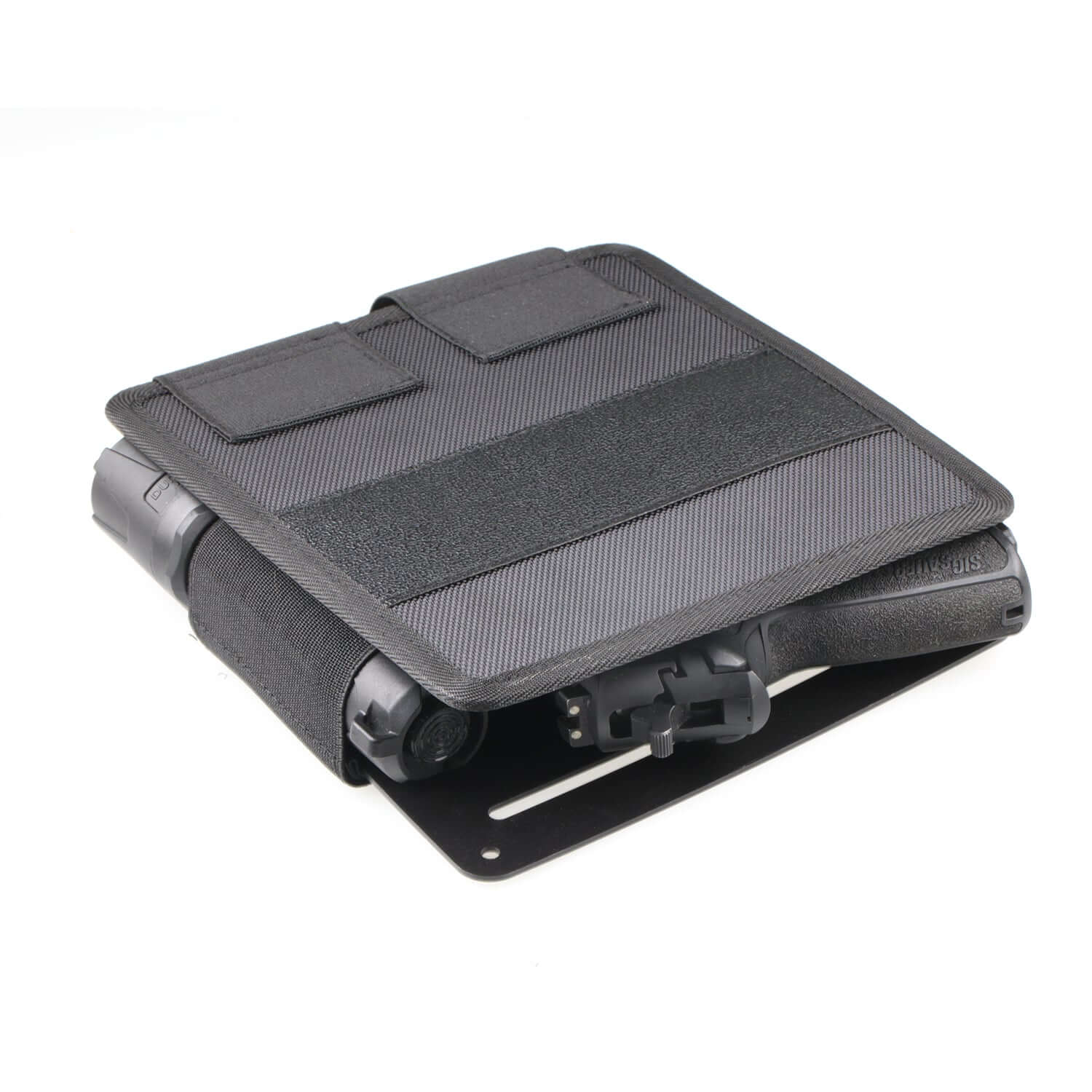 Tactical Pistol Holster Mattress Bedside Seat Car Gun Holder With Magazine Pouch
