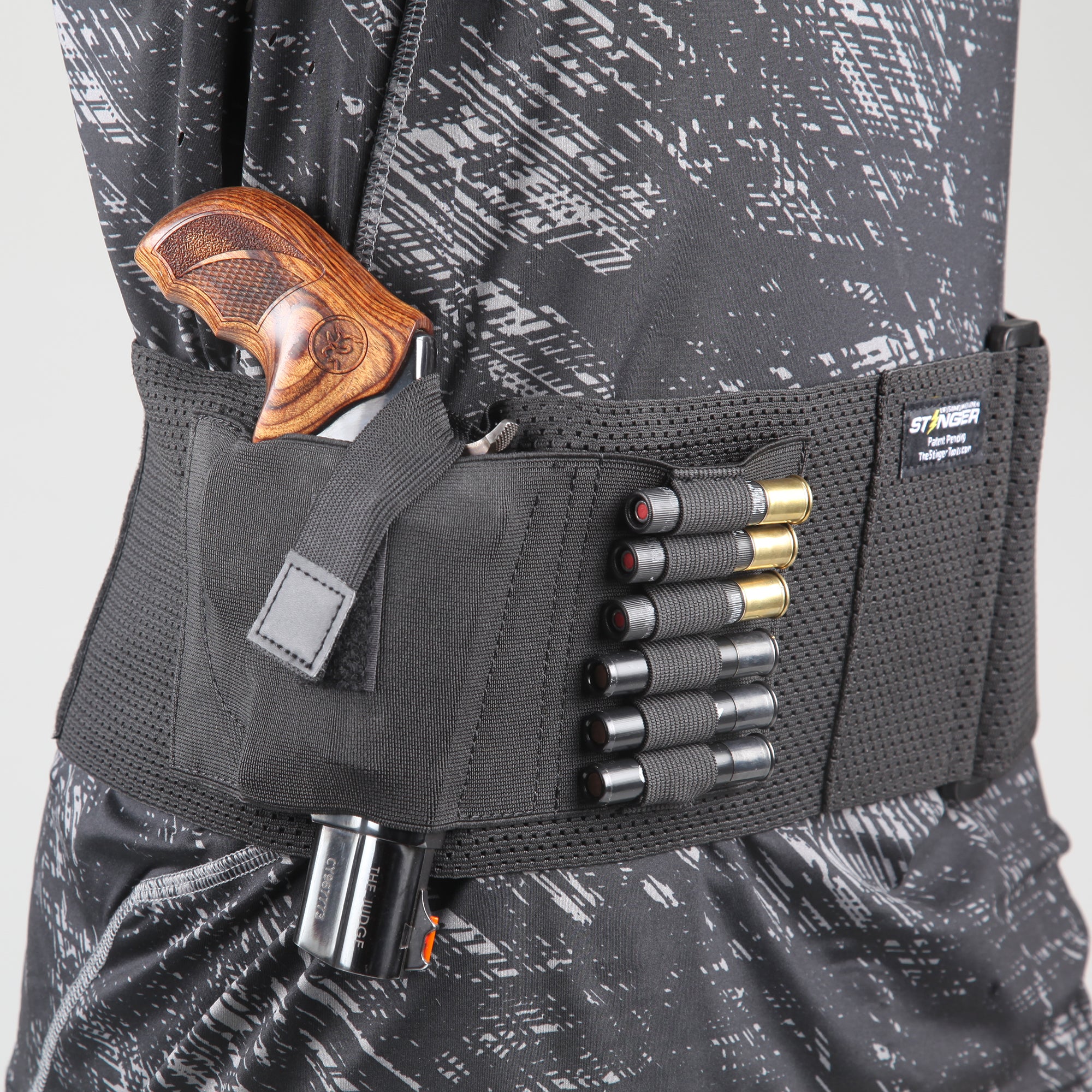 Tactical Belly Band Holster Concealed Hand Gun Carry Pistol Waist