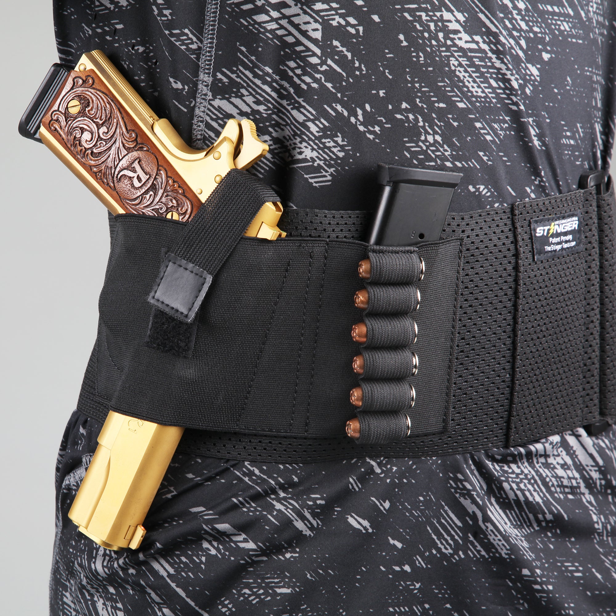 Stinger Ultra Breathable Belly Band Holster for Concealed Carry