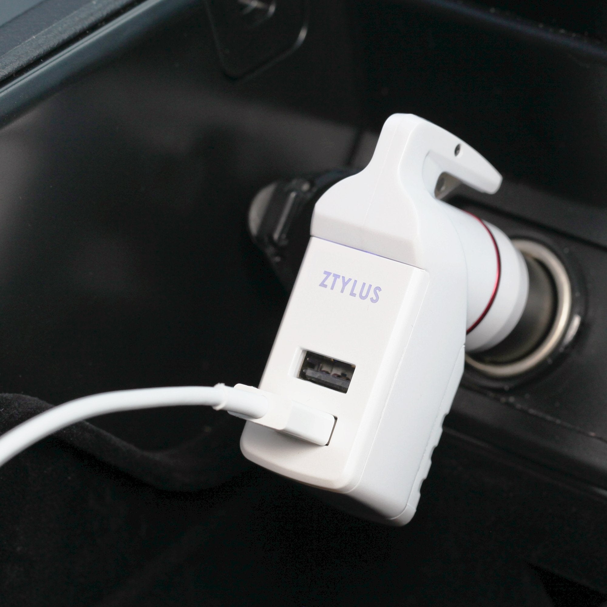 USB Car Charger Emergency Tool, Seatbelt Cutter, Car Window Breaker
