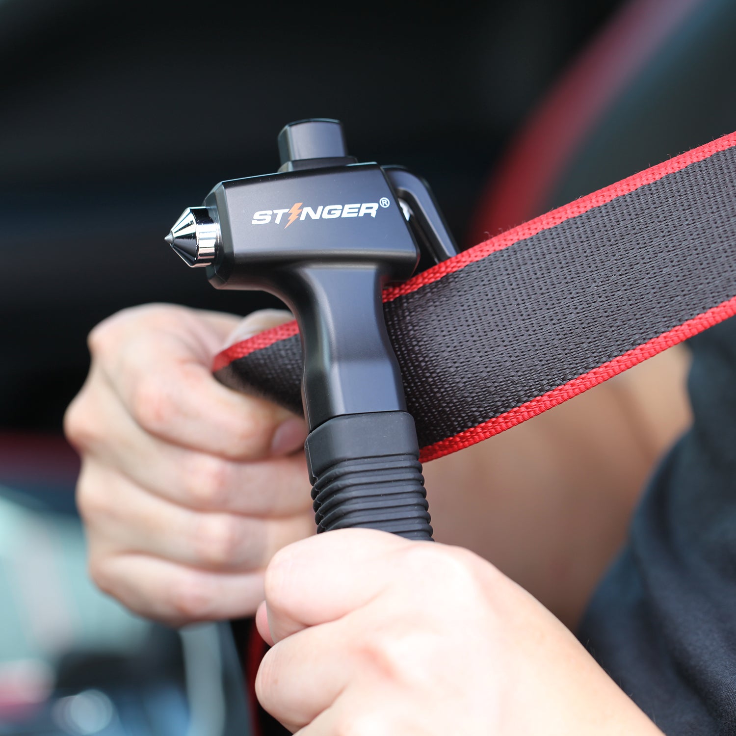 Stinger Super Duty Car Emergency Escape Hammer, Seatbelt Cutter -2pcs
