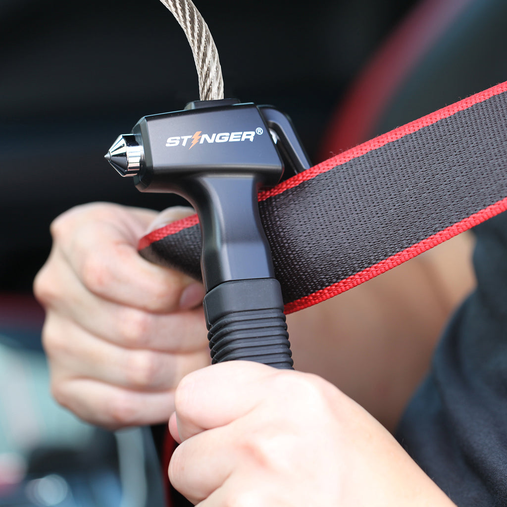 Stinger Life-Saving Whip Car Emergency Tools + Personal Alarm