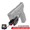 Stinger HL-1 Concealment Red Laser Sight System: Trigger Guard Protection, Minimalist Carry Holster (Aluminum Body)