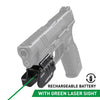 Stinger HL-GL Concealment Laser Sight System: Trigger Guard Protection, Minimalist Carry Holster (Rechargeable GREEN Laser - HDPE Body)