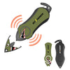 Stinger Personal Safety Alarm Keychain Emergency Tool: Siren Alarm, Seat Belt Cutter, Glass Breaker (Shark)