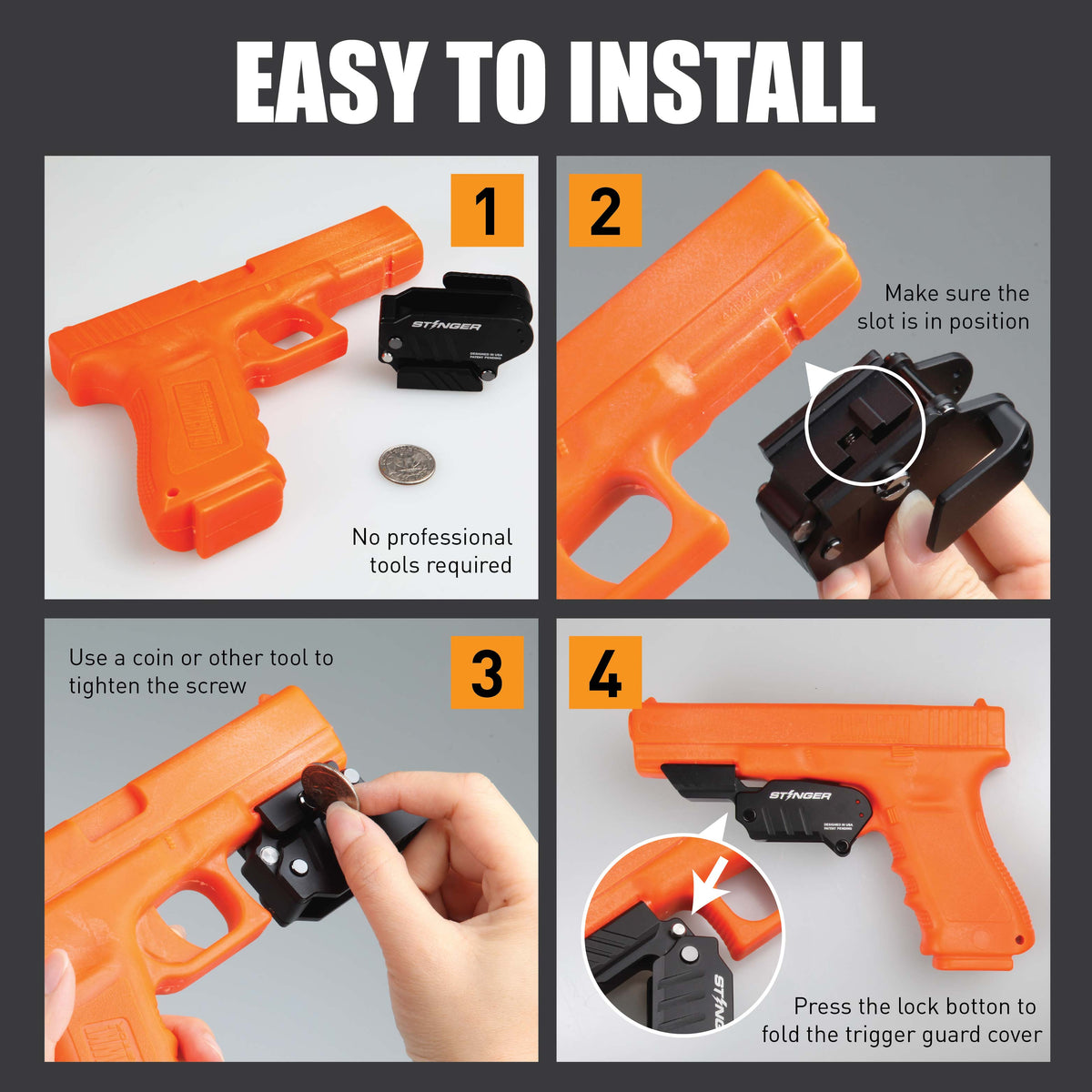 Sting Trigger Guard Holster, Concealment System, Minimalist Concealed ...