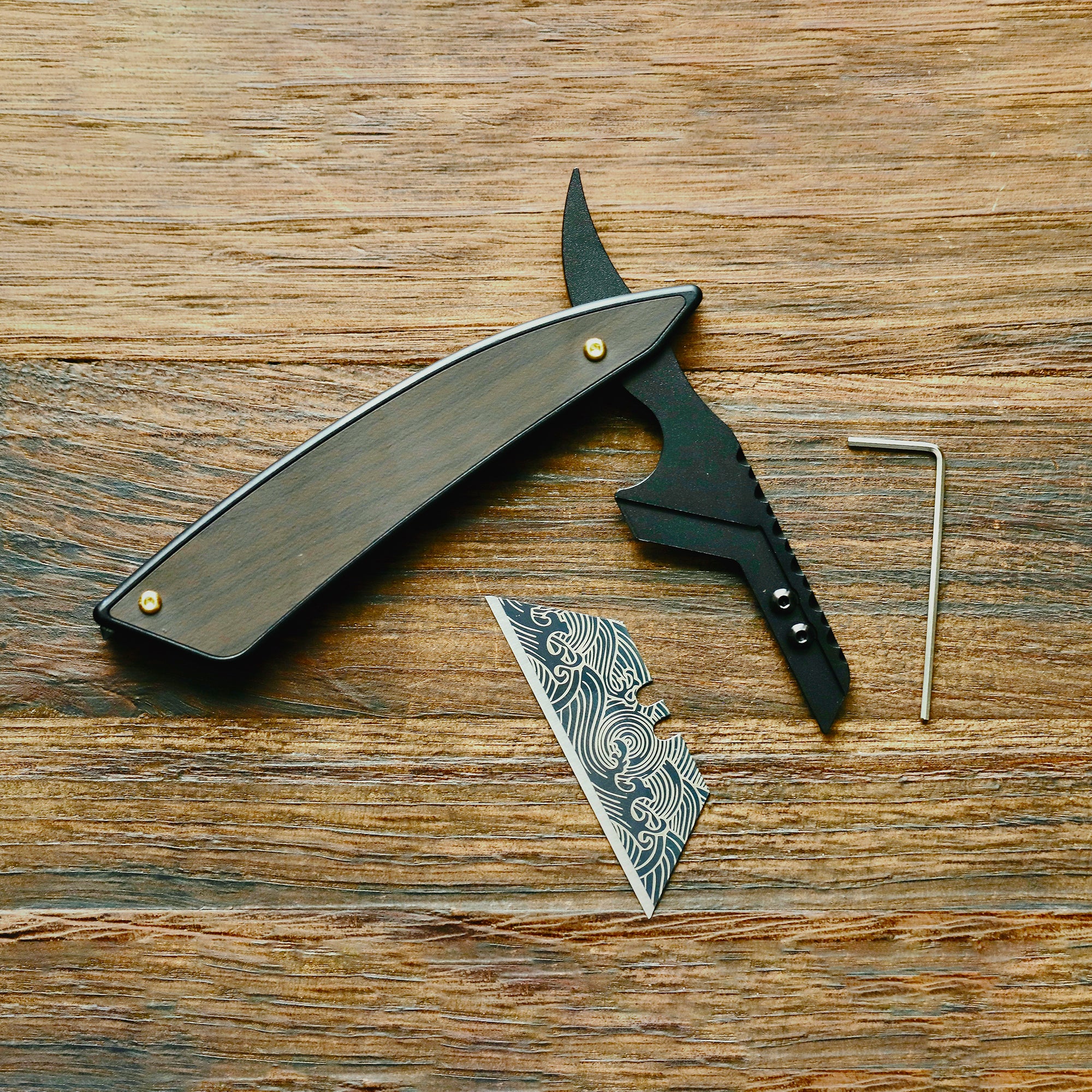 Damascus Utility Blade (Straight Edge) $29.95 - Backnife