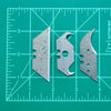 Stinger Laser Engraved Utility Razor Blades, Utility Knife Blades Replacement - Damascus Style