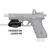 Stinger HL-1L Concealment Laser Sight System: Trigger Guard Protection, Minimalist Carry Holster (HDPE Body)